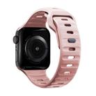 For Apple Watch 46mm / 49mm / 45mm / 44mm Kalebol Sport Silicone Strap(Pink Sand) - 2