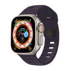 For Apple Watch 46mm / 49mm / 45mm / 44mm Kalebol Sport Silicone Strap(Crimson Cherry) - 1