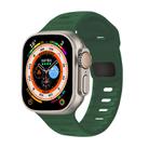 For Apple Watch 46mm / 49mm / 45mm / 44mm Kalebol Sport Silicone Strap(Green) - 1