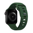 For Apple Watch 46mm / 49mm / 45mm / 44mm Kalebol Sport Silicone Strap(Green) - 2