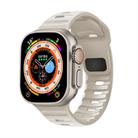 For Apple Watch 46mm / 49mm / 45mm / 44mm Kalebol Sport Silicone Strap(Starlight) - 1