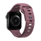 For Apple Watch 46mm / 49mm / 45mm / 44mm Kalebol Sport Silicone Strap(Smoky Purple) - 2