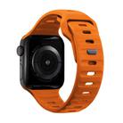 For Apple Watch 42mm / 41mm / 40mm / 38mm Kalebol Sport Silicone Strap(Dark Orange) - 2