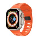 For Apple Watch 42mm / 41mm / 40mm / 38mm Kalebol Sport Silicone Strap(Orange) - 1