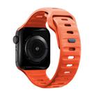 For Apple Watch 42mm / 41mm / 40mm / 38mm Kalebol Sport Silicone Strap(Orange) - 2