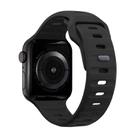 For Apple Watch 42mm / 41mm / 40mm / 38mm Kalebol Sport Silicone Strap(Black) - 2