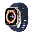For Apple Watch 42mm / 41mm / 40mm / 38mm Kalebol Sport Silicone Strap(Midnight Blue) - 1