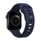 For Apple Watch 42mm / 41mm / 40mm / 38mm Kalebol Sport Silicone Strap(Midnight Blue) - 2
