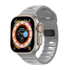 For Apple Watch 42mm / 41mm / 40mm / 38mm Kalebol Sport Silicone Strap(Cloudy Grey) - 1
