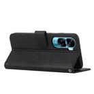For Honor 90 Lite / X50i 5G Stitching Calf Texture Buckle Leather Phone Case(Black) - 3