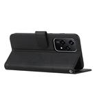 For Honor 200 Lite Global Stitching Calf Texture Buckle Leather Phone Case(Black) - 3