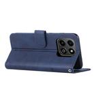 For Honor X6b / X6a Stitching Calf Texture Buckle Leather Phone Case(Blue) - 3