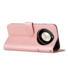 For Honor X50 / X9b / X50 GT Stitching Calf Texture Buckle Leather Phone Case(Rose Gold) - 3