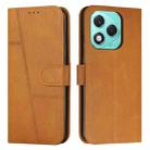 For Honor 400 Lite Stitching Calf Texture Buckle Leather Phone Case(Yellow) - 1