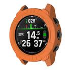 For Garmin Descent G2 Half Coverage Hollow TPU Armor Watch Protective Case(Orange) - 2