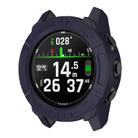 For Garmin Descent G2 Half Coverage Hollow TPU Armor Watch Protective Case(Midnight Blue) - 2