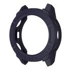 For Garmin Descent G2 Half Coverage Hollow TPU Armor Watch Protective Case(Midnight Blue) - 3