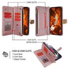 For OPPO Find X8s+ 5G Crossbody Handle Cross Texture Leather Phone Case(Rose Gold) - 3