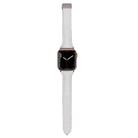 For Apple Watch 46mm / 49mm / 45mm / 44mm Kalebol Diamond Pattern Magnetic Buckle Leather Strap(White) - 3