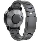For Garmin Watch 22mm Oracle Titanium Alloy Watch Band(Grey) - 1