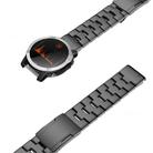 For Garmin Watch 22mm Oracle Titanium Alloy Watch Band(Grey) - 3