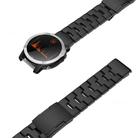 For Garmin Watch 26mm Oracle Titanium Alloy Watch Band(Black) - 3