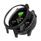 For Garmin Approach S50 Tempered Film Integrated PC Watch Protective Case(Black) - 1