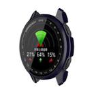 For Garmin Approach S50 Tempered Film Integrated PC Watch Protective Case(Ink Blue) - 2