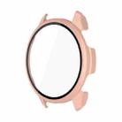 For Garmin Approach S50 Tempered Film Integrated PC Watch Protective Case(Pink) - 3