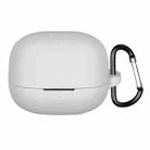For Xiaomi Buds 5 Pro Wireless Bluetooth Earphones Silicone Protective Case(Grey) - 1