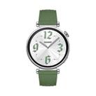 Kalebol 18mm Universal Textured Silicone Silver Buckle Strap(Spruce Green) - 3