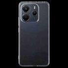 For Redmi Note 14 4G 164.84mm EU Version Ultra-thin Transparent TPU Phone Case - 2