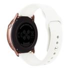 Kalebol 20mm Universal Reverse Buckle Silicone Watch Band(White) - 2