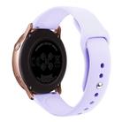 Kalebol 20mm Universal Reverse Buckle Silicone Watch Band(Purple) - 2