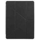 For iPad Pro 13 2024 ZGA Genre Series Y-Fold Leather Tablet Case with Pen Slot(Black) - 2