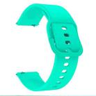 Kalebol 22mm Universal Flat Head Buckle Silicone Watch Band(Mint Green) - 3
