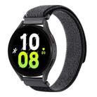 Kalebol 20mm Universal Nylon Loop Fastener Watch Band(Black Grey) - 1