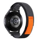 Kalebol 20mm Universal Nylon Loop Fastener Watch Band(Black Grey) - 2