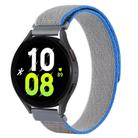 Kalebol 20mm Universal Nylon Loop Fastener Watch Band(Blue Grey) - 1