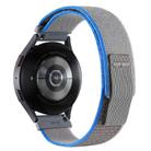 Kalebol 20mm Universal Nylon Loop Fastener Watch Band(Blue Grey) - 2