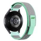 Kalebol 20mm Universal Nylon Loop Fastener Watch Band(Green Grey) - 2