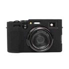 For FUJIFILM X100VI Litchi Texture Soft Silicone Protective Case(Black) - 2