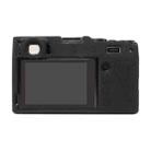 For FUJIFILM X100VI Litchi Texture Soft Silicone Protective Case(Black) - 3