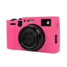 For FUJIFILM X100VI Litchi Texture Soft Silicone Protective Case(Rose Red) - 1