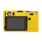 For FUJIFILM X100VI Litchi Texture Soft Silicone Protective Case(Yellow) - 3
