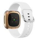 Kalebol Pin Buckle Silicone Watch Band For Fitbit Versa 3 / 4(White) - 2