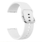 Kalebol Pin Buckle Silicone Watch Band For Fitbit Versa 3 / 4(White) - 3