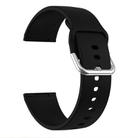 Kalebol Pin Buckle Silicone Watch Band For Fitbit Versa 3 / 4(Black) - 3