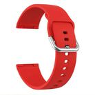 Kalebol Pin Buckle Silicone Watch Band For Fitbit Versa 3 / 4(Red) - 3