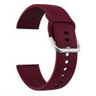 Kalebol Pin Buckle Silicone Watch Band For Fitbit Versa 3 / 4(Wine Red) - 3